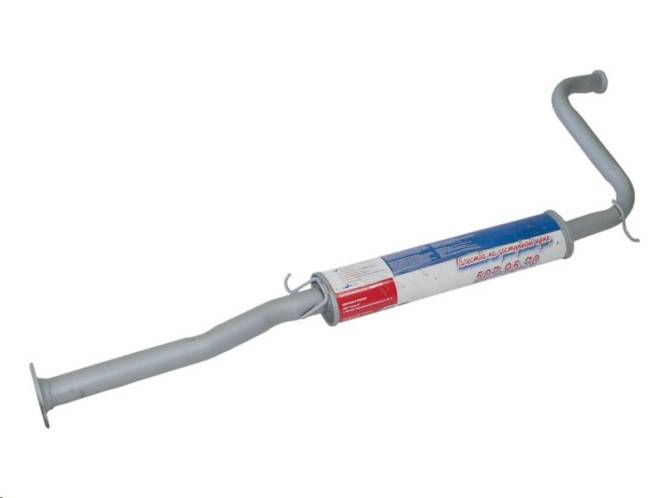 Глушитель дополнительный (резонатор) ВАЗ 1118 Калина Евро-2 закатной (Фобос)