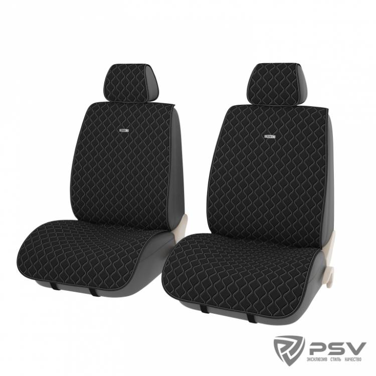 НАКИДКИ PSV ESPIRA 2 FRONT (ЧЕРНЫЙ/ОТСТРОЧКА БЕЛАЯ), 2 ШТ.