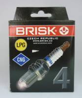 Свечи  зажигания BRISK "Silver" LR17YS (ЗМЗ-406) бензин/газ 0.8