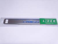 Накладка порога салона /2180 Lada Vesta Cross/ хром 4 шт