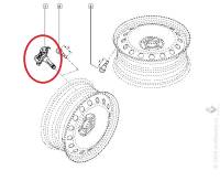 Датчик давления в шине Renault Megane IV