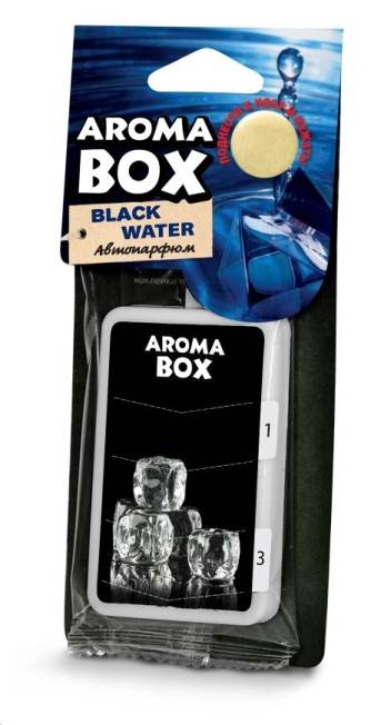 Ароматизатор подвесной "AROMA BOX" Black water (FOUETTE)