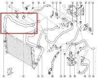 Патрубок радиат. Renault Duster с 2012 г. верх. Патрубок радиат. Renault Duster с 2012 г. верх.