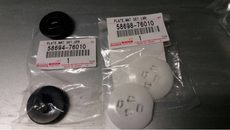 крепление ковров Toyota