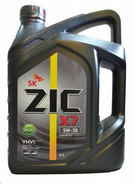 Масло моторное ZIC X7 Diesel 5W30 SL/CF (4л.) синт.