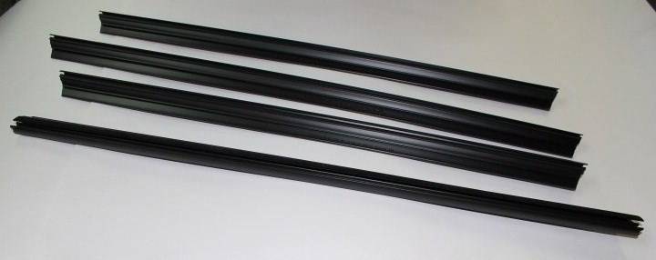 Уплотнитель стекла двери (бархотка) ВАЗ 1118,1117, 2190, 2194 нижний внутр. (с ворсом) из 4шт (Балаково)