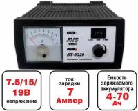 Устройство зарядное для АКБ Energy BT-6020 6/12V, 7A (AVS)