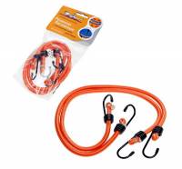 Ремень багажный резинка набор AIRLINE 2шт 60 см D-8 мм (металлические крючки)