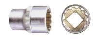 HI3819SP Головка 3/8" 19 мм SPLINE HI3819SP Головка 3/8" 19 мм SPLINE