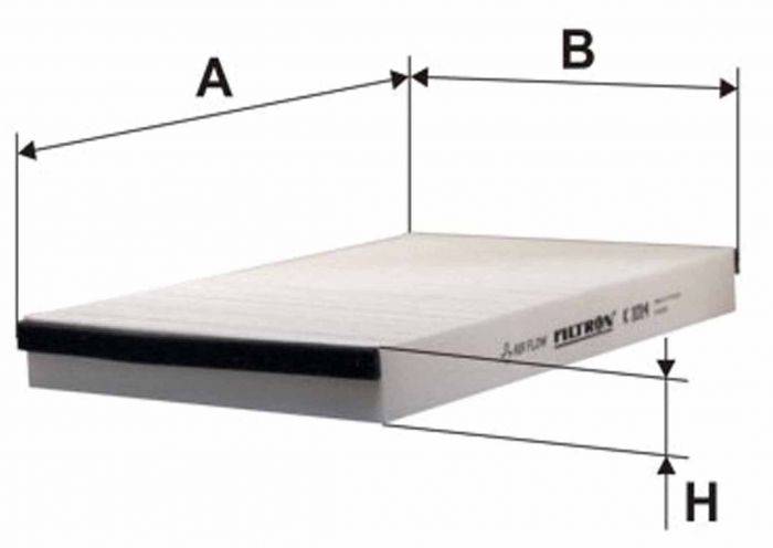 Фильтр салонный Astra Zafira 98> K1014 Filtron