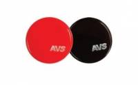 Противоскользящий NANO коврик AVS NP-004 (круглый, диаметр 8 см.) красный