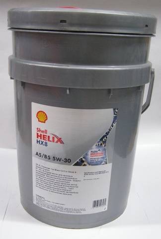 Масло моторное Shell Helix HX8 5W30 A5/B5 (20л.) синт. (бенз, диз.)