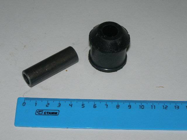 2141 Втулка задн. амортизатора /ниж./ б/желез. (Полиэдр)