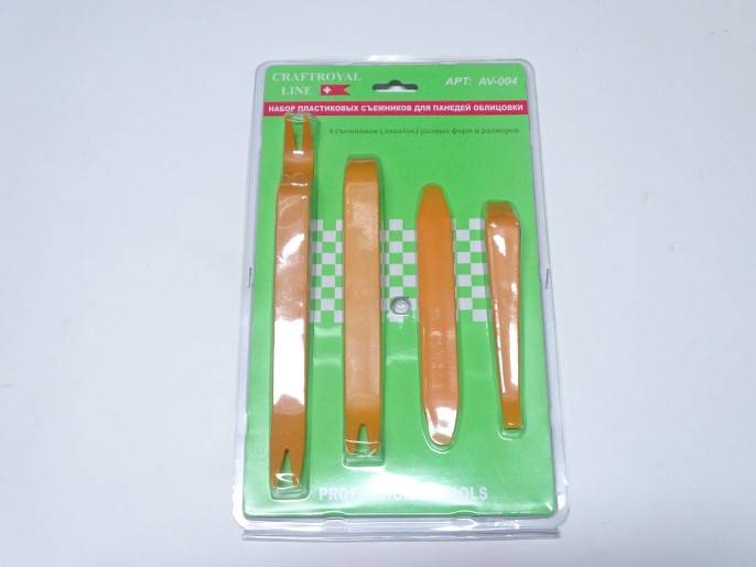 Набор приспособлений для демонтажа обшивки (4 предм.)