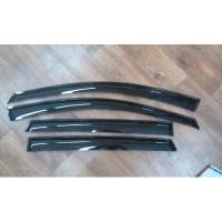 Дефлекторы дверей ветровики Kia Rio hb 2012- (Azard)