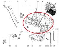 Поддон Renault Logan с 2014 г. Captur (с датч. ур. масла)
