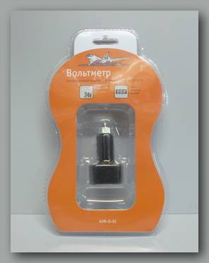 Вольтметр в прикуриватель 12-24В Airline