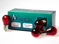 Лампа 1-конт. 12V PR21W с цок. BAW15s красная (Nord Yada)