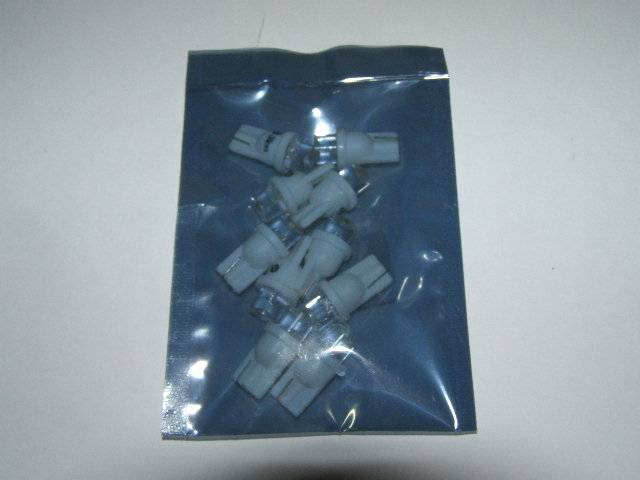 Лампа габарит. 12V W5W 1 LED без цок. W2.1x9.5d Конус (Nord Yada)