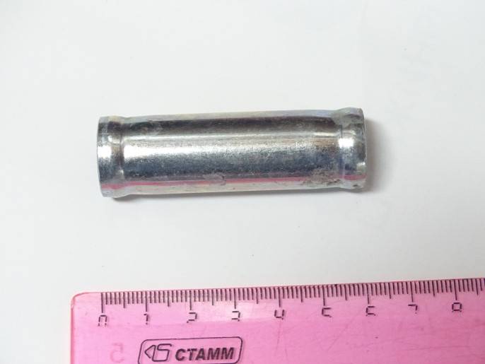 Трубка соединитель для патрубков прямая D18х18 L= 60 мм (металл)