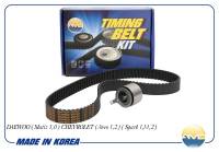 Ремкомплект ГРМ Matiz 1.0л, Aveo 1.0-1.2 (ремень+ролики) (AMD) Ремкомплект ГРМ Matiz 1.0л, Aveo 1.0-1.2 (ремень+ролики) (AMD)