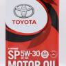 Масло моторное Toyota Motor Oil SP 5W30 GF-6A (4л.) синт. (бенз., диз.) ж/б