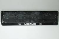 Рамка под номер Lexus с серебристым рельефом с защелкой (г.Новосибирск) (Россия)