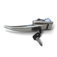 Ручка двери УАЗ 452 хром (металл) (Сервис-Штамп)