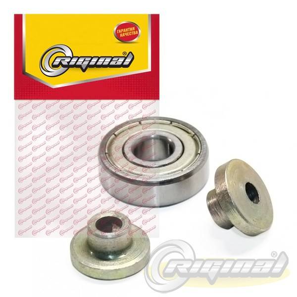 Ролик сдвижной двери (каретки) Г-2705, 3302 на подшипнике + простой (Riginal)