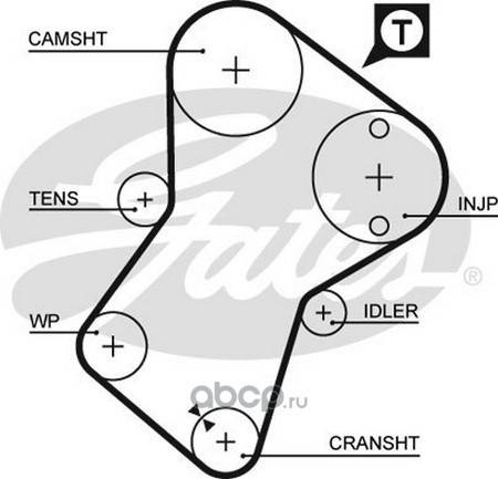 Ремень ГРМ Peugeot Boxer Fiat Ducato Citroen Jumper 1.9 дизель