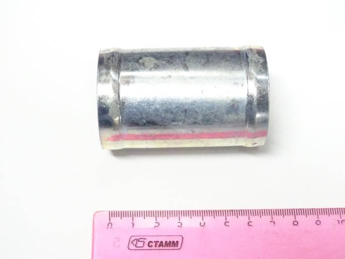 Трубка соединитель для патрубков прямая D43х43 L= 70 мм (металл)