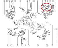 Подушка двигателя Renault Scenic II