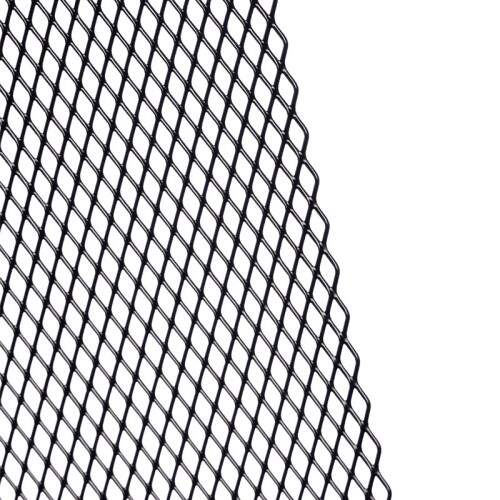Сетка декор алюмин. ячейка 25мм черная размер 25х100см ромб 7х4мм AVS
