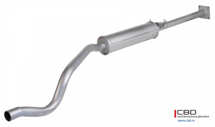 Резонатор Daewoo Nexia 96- длинный без катализатора (CBD)