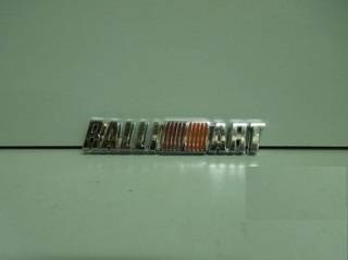 Эмблема надпись "Ralli Art" хром