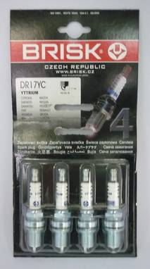 Свеча зажигания BRISK "Super- R" DR17YC (ГАЗ ЕВРО-3) (4шт) (60)