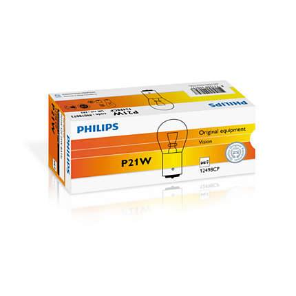 Лампа P21W BA15s Standard 12V 12498CP (Philips)