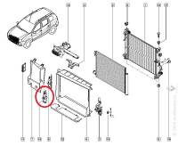 Кронштейн радиатора Renault Duster прав. Кронштейн радиатора Renault Duster прав.
