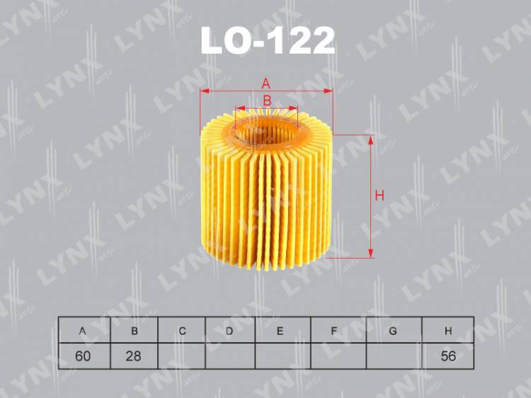 Фильтр масляный Toyota Auris Corolla E15 Yaris 1.3 (Lynx)