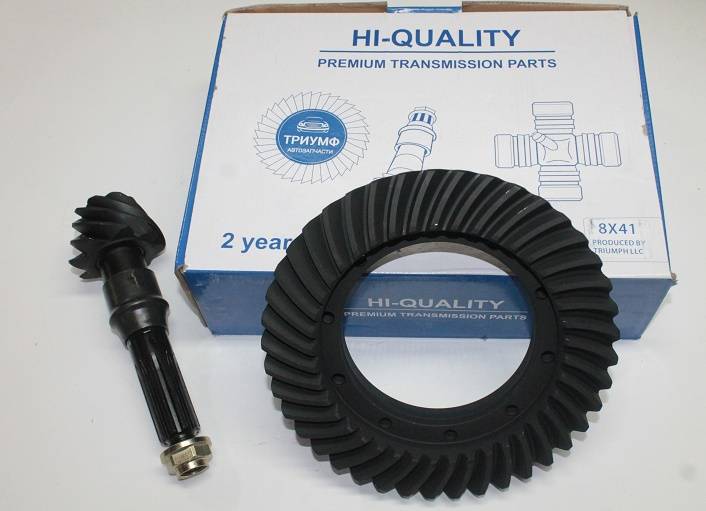 Главная пара /Г-3302/ (8х41 зуб) крупный шлиц (Триумф)