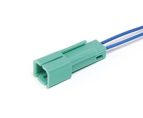 Колодка датчика иммобилизатора 2-х конт. с проводами зеленая (Cargen) (20)