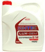Антифриз SINTEC LUX G-12 красный (5кг) (251320)
