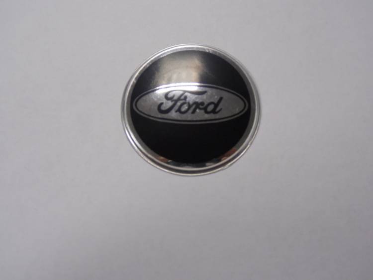 Наклейка "FORD" на автомобильные колпаки, диски (диаметр 55мм.) компл. 4шт.