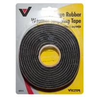 Уплотнитель самоклеющийся 18мм*3м влагостойкий (черный) (Victory)