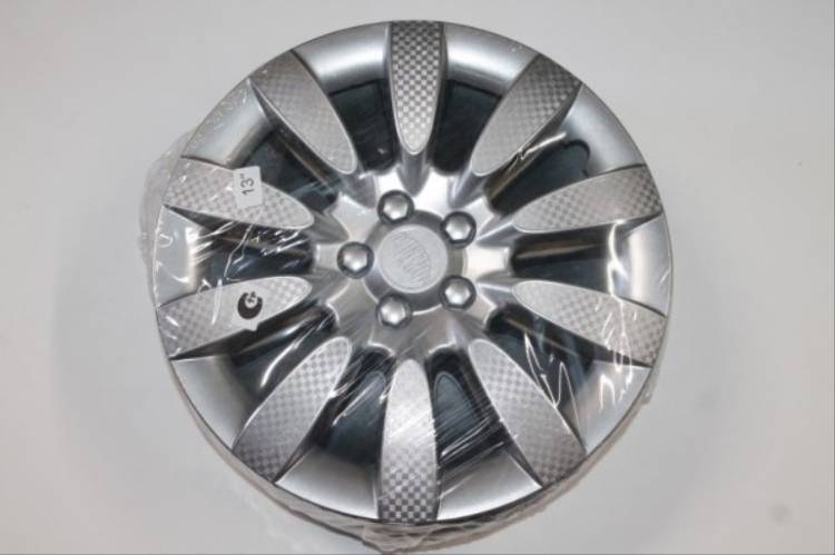 Колпак колеса R13 Торнадо серебристый (4) (LION)