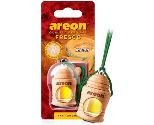 Освежитель (ароматизатор) подвесной жидкий бочонок AREON FRESCO Дыня (288)
