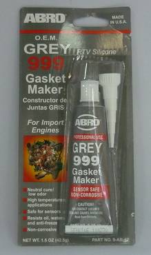 Герметик прокладок OEM 999 серый высокотемперат. силиконовый 42,5г (ABRO) (12)