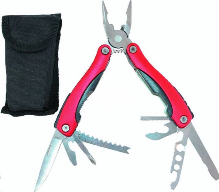 Мультитул-плоскогубцы " СЛЕДОПЫТ" большой, 9 предметов, в чехле