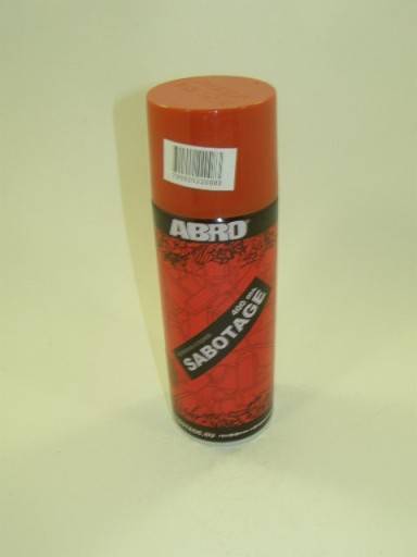 Краска спрей Sabotage акрил. № 008 Темно-красный 400 мл. (ABRO)