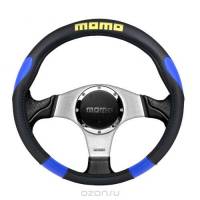 Оплетка руля MOMO черный/синий М MOMO-305 Оплетка руля MOMO черный/синий М MOMO-305